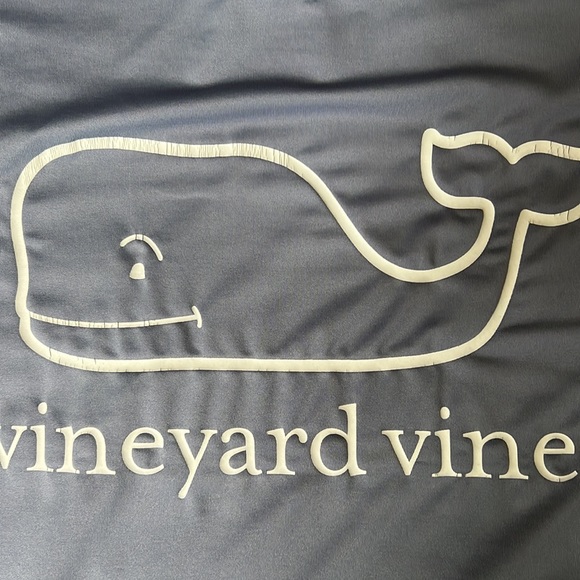 Blue vineyard vines performance tee, long sleeve with hood, size M - Picture 6 of 6